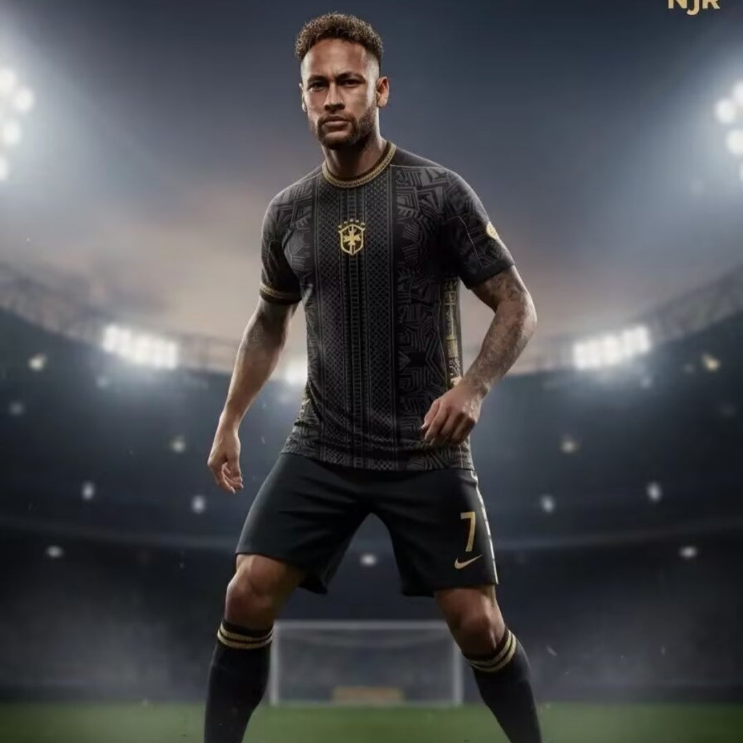 Maillot Brésil black - 25/26 Spécial