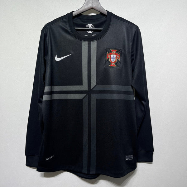 Maillot Portugal maillot - 2012 Extérieur Retro Manches Longues