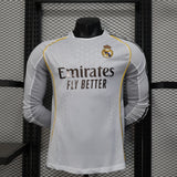 Maillot Real Madrid - 25/26 Domicile Player Manches Longues
