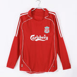 Maillot Liverpool - 2006-2007 Domicile Retro Manches Longues