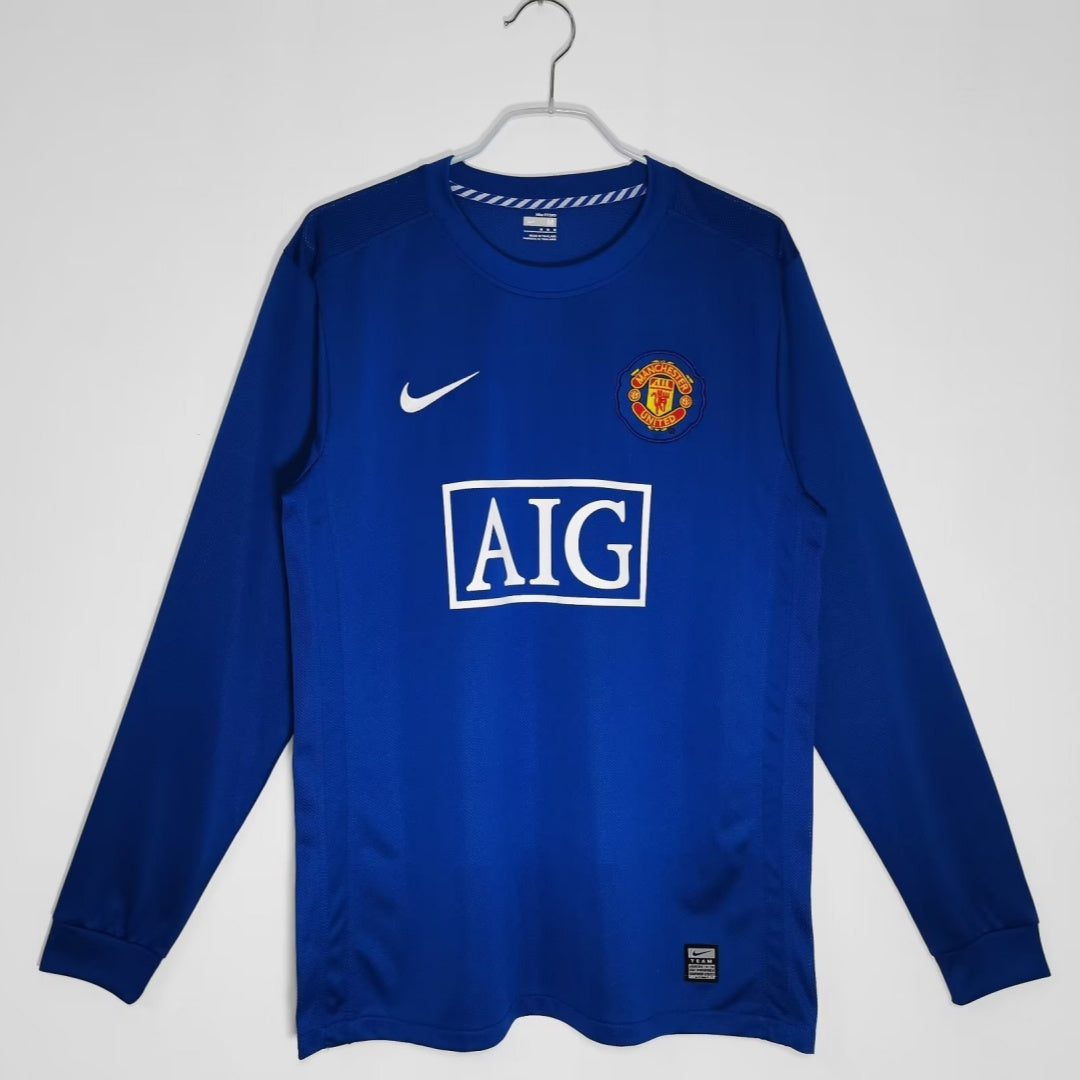 Maillot Manchester United maillot Rétro - 2007 Third Manches Longues