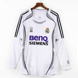 Maillot Real Madrid - 2006-2007 Domicile Retro Manches Longues