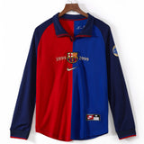 Maillot Barcelone Rétro - 1999-2000 Domicile Manches Longues