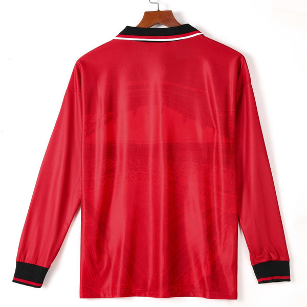 Maillot Manchester United maillot - 1994-1996 Domicile Retro Manches Longues