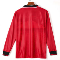 Maillot Manchester United maillot - 1994-1996 Domicile Retro Manches Longues