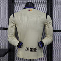 Maillot Barcelone - 24/25 Extérieur Player Manches Longues