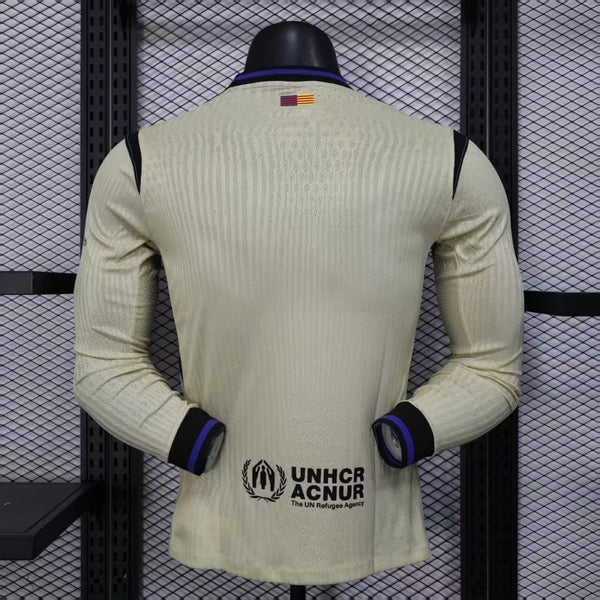 Maillot Barcelone - 24/25 Extérieur Player Manches Longues
