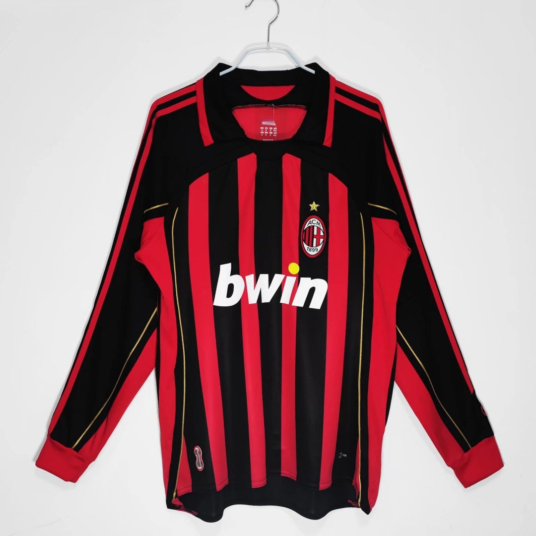 Maillot AC Milan Rétro - 2006-2007 Domicile Manches Longues