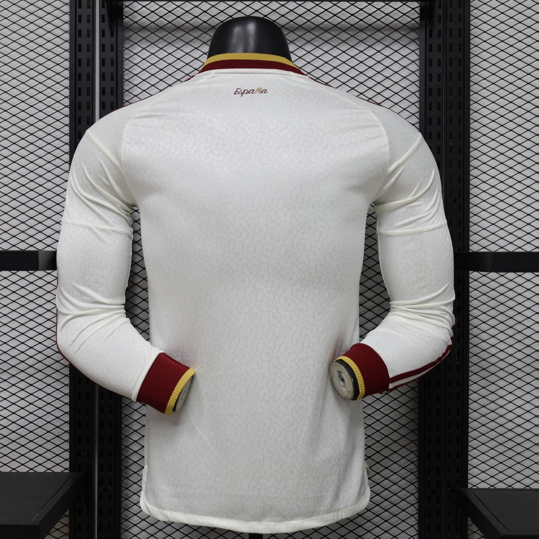 Maillot Espagne - 2026 Extérieur Player Manches Longues