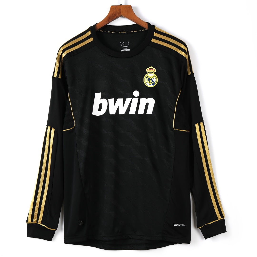 Maillot Real Madrid - 2011-2012 Extérieur Retro Manches Longues