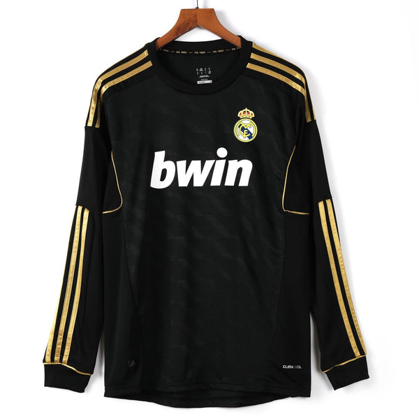 Maillot Real Madrid - 2011-2012 Extérieur Retro Manches Longues