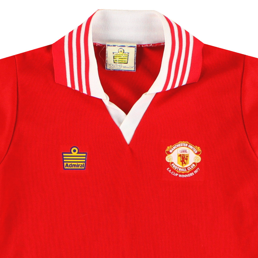 Maillot Manchester United - 1977-80 Domicile