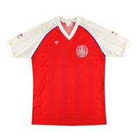 Maillot Danemark - 1984-86 Domicile