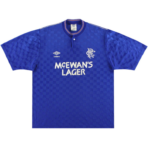 Maillot Rangers - 1987-90 Domicile