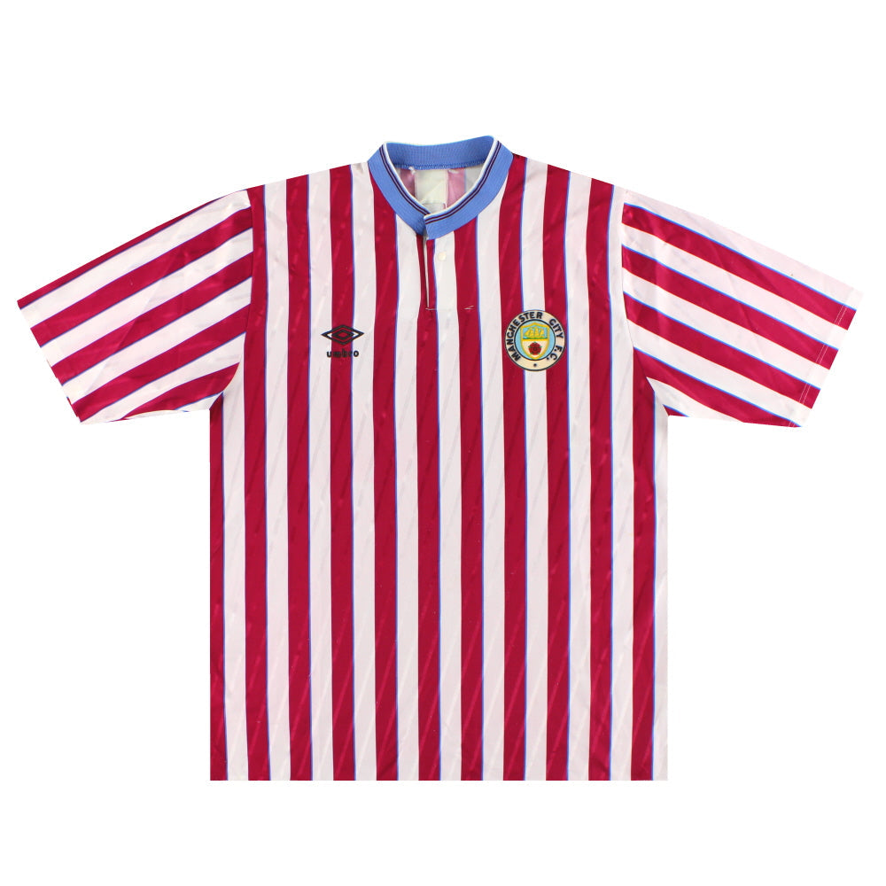Maillot Manchester City - 1988-90 Extérieur