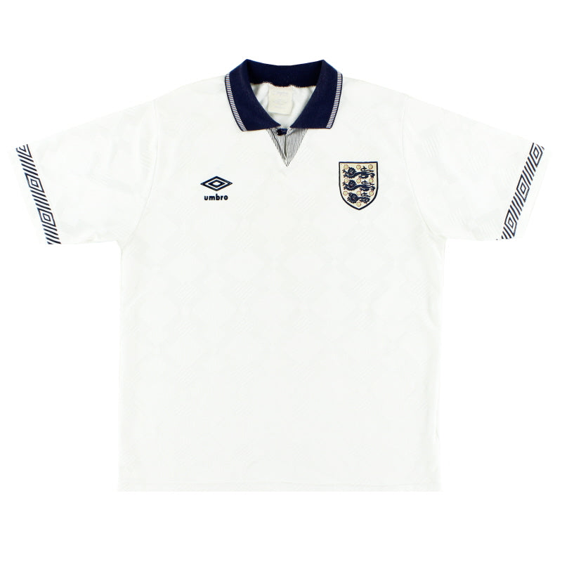 Maillot Angleterre - 1990-92 Domicile