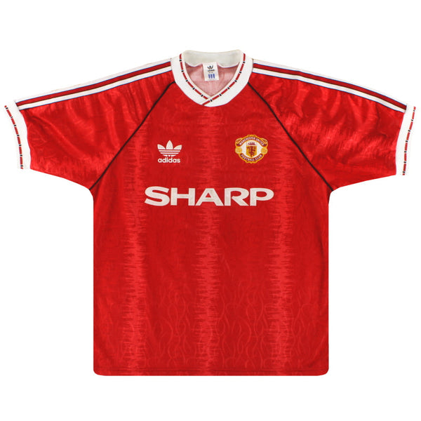 Maillot Manchester United - 1990-92 Domicile