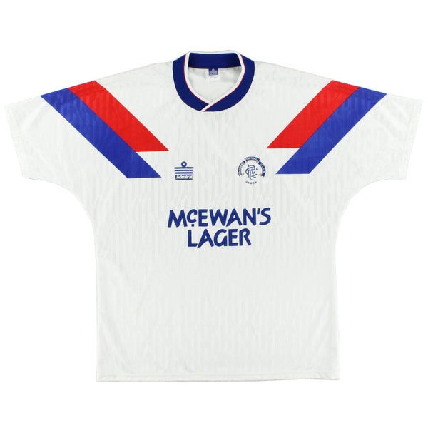 Maillot Rangers - 1990-92 Extérieur