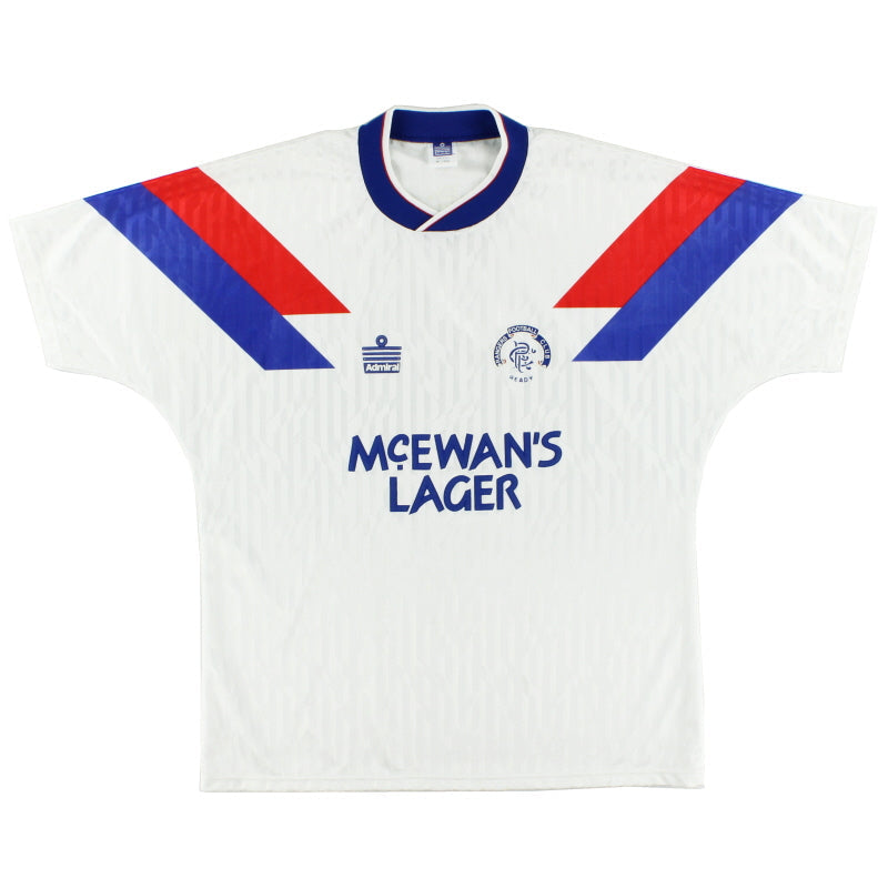 Maillot Rangers - 1990-92 Extérieur