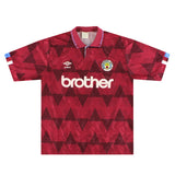 Maillot Manchester City - 1990-92 Extérieur