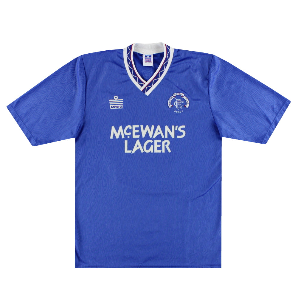 Maillot Rangers - 1990-92 Domicile