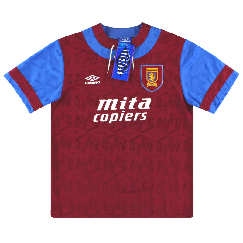 Maillot Aston Villa - 1992-93 Domicile