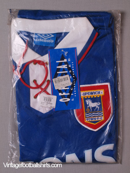 Maillot Ipswich - 1992-94 Domicile