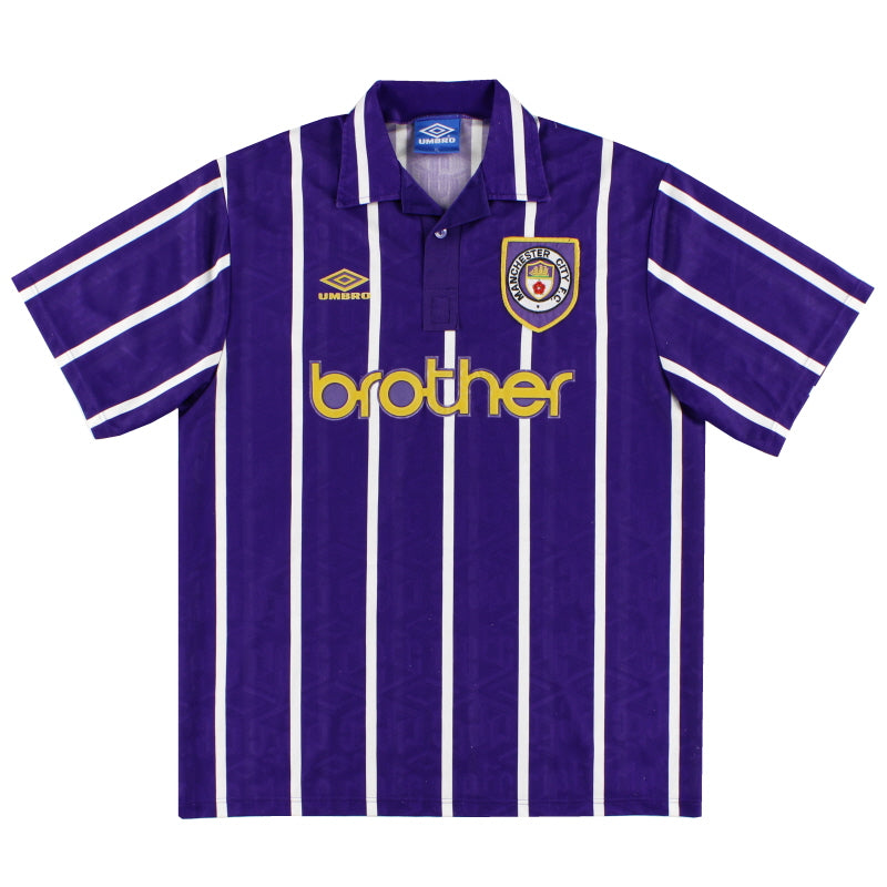 Maillot Manchester City - 1992-94 Extérieur