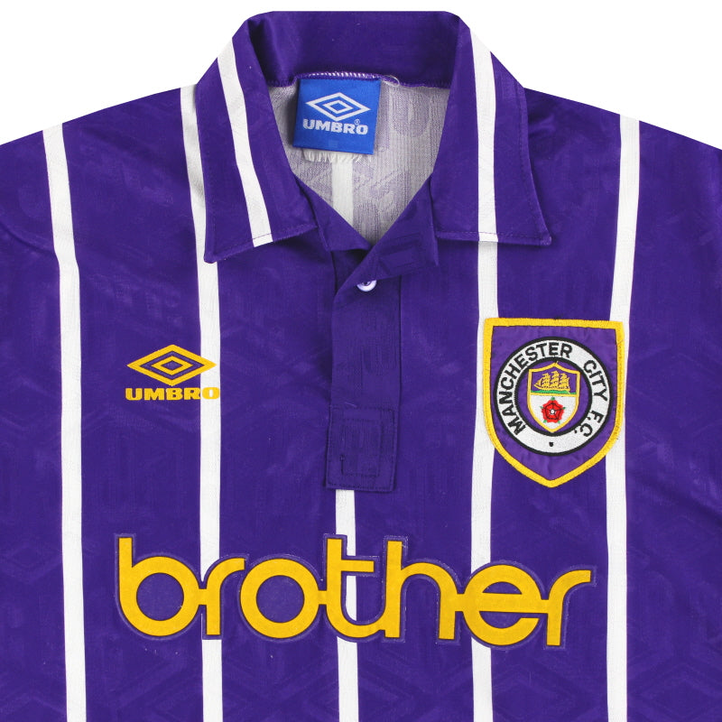 Maillot Manchester City - 1992-94 Extérieur