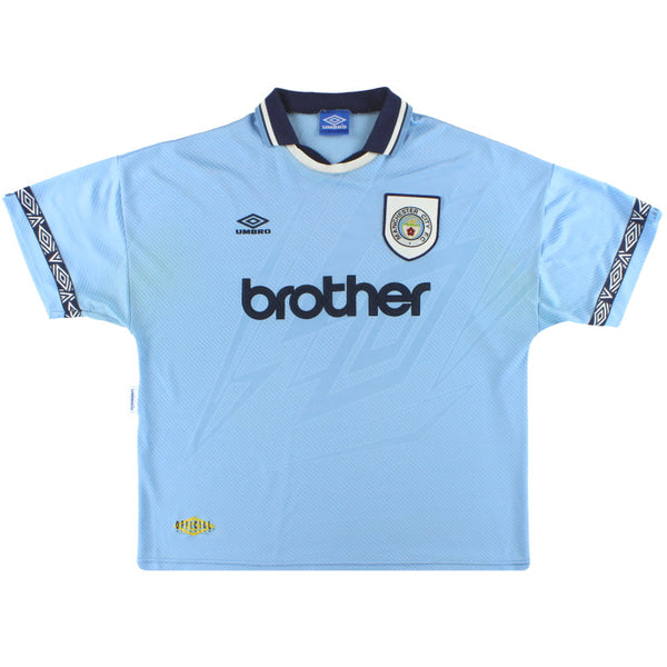 Maillot Manchester City - 1993-95 Domicile