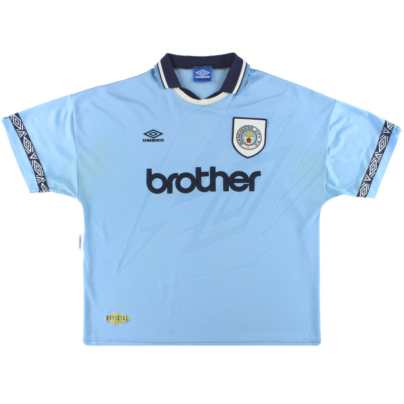 Maillot Manchester City - 1993-95 Domicile