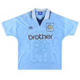 Maillot Manchester City - 1995-97 Domicile