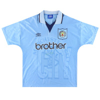 Maillot Manchester City - 1995-97 Domicile