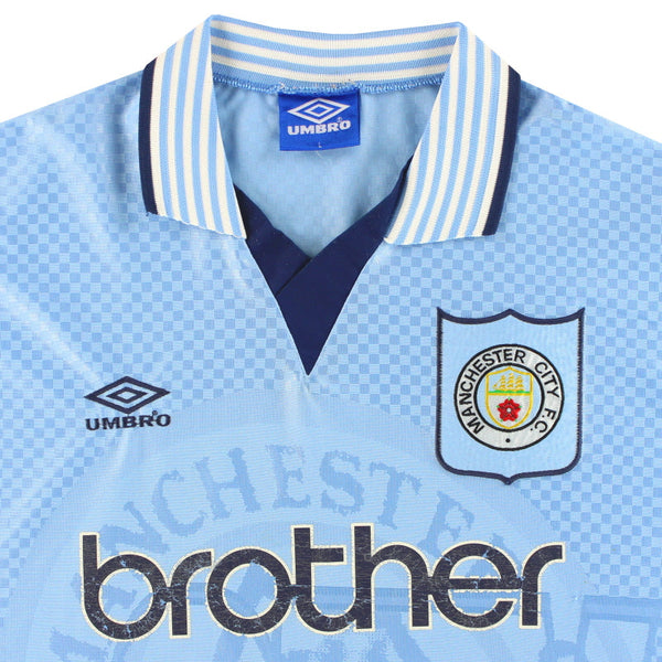 Maillot Manchester City - 1995-97 Domicile