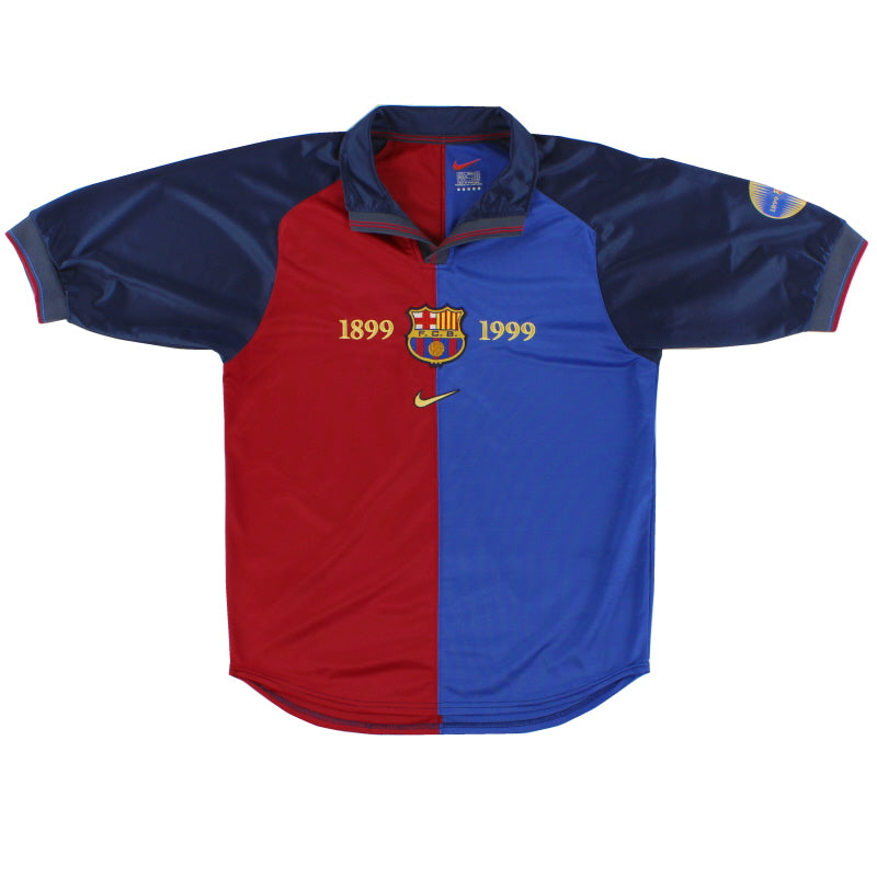 Maillot Barcelone - 1999-00 Domicile