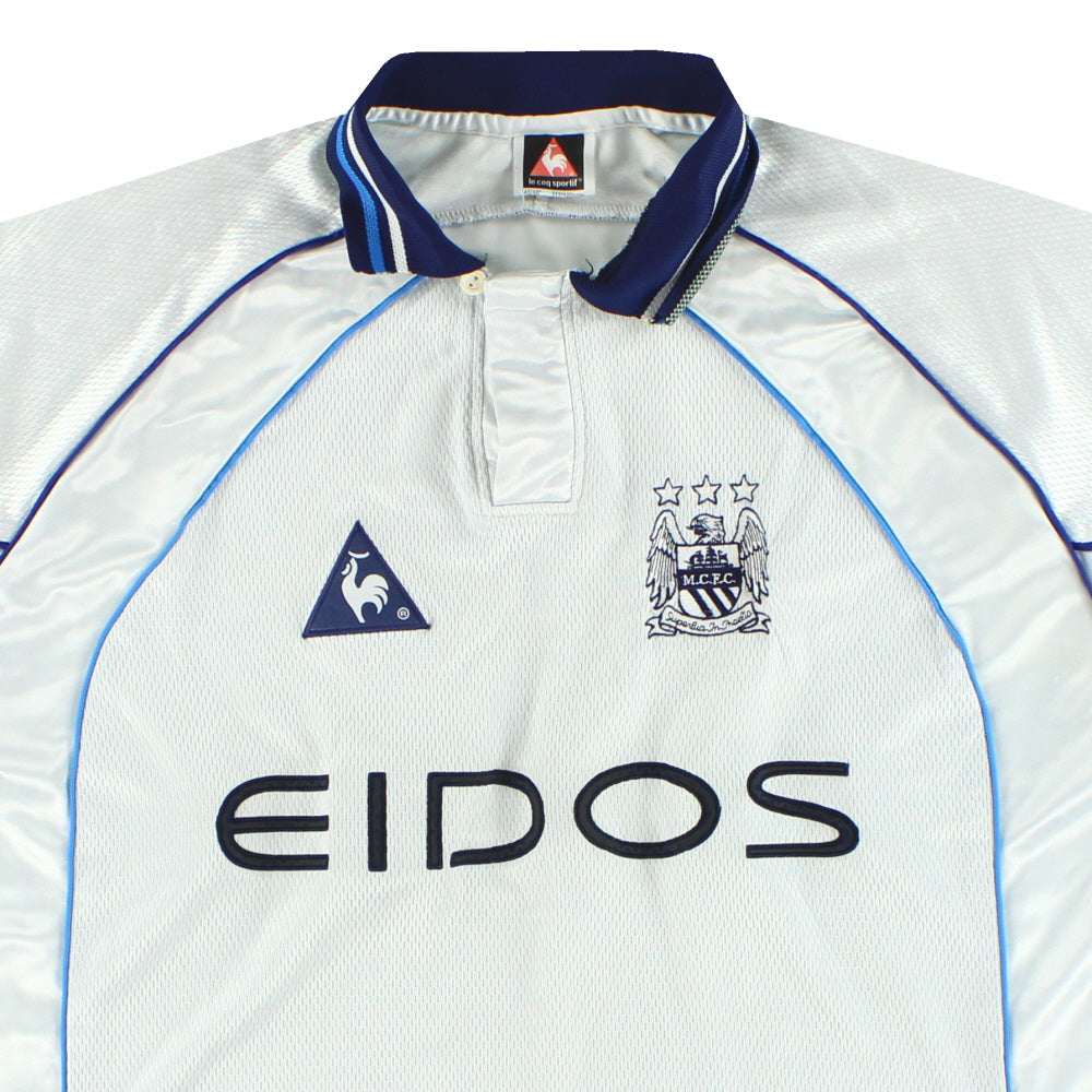 Maillot Manchester City Le Coq Sportif - 1999-00 Extérieur