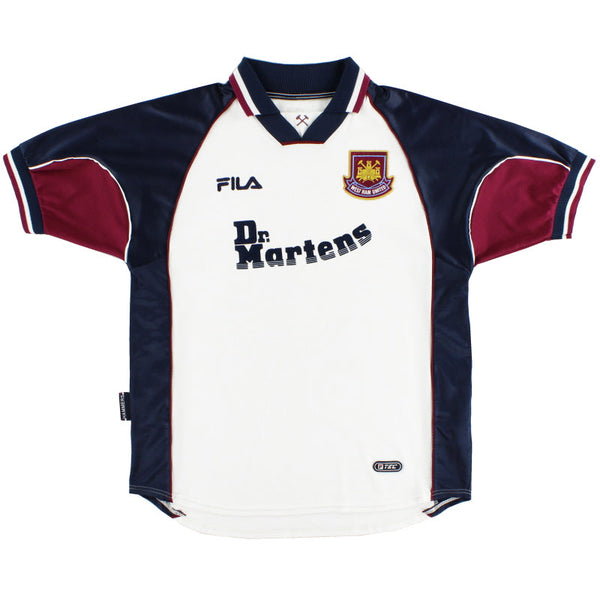 Maillot West Ham - 1999-01 Extérieur