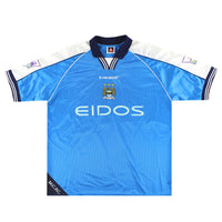 Maillot Manchester City Le Coq Sportif - 1999-01 Domicile