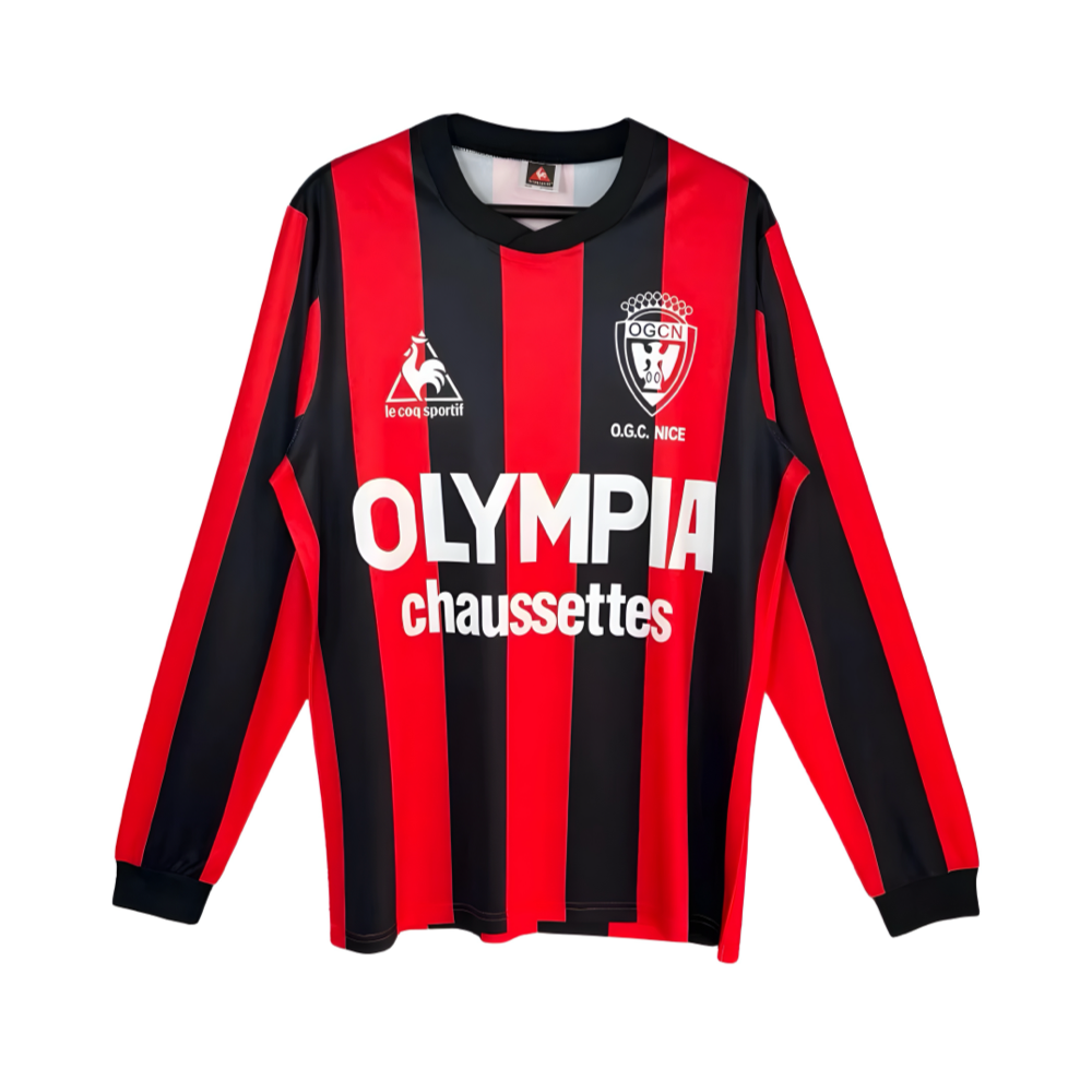 Maillot OGC Nice 1977-78 Domicile Manches Longues
