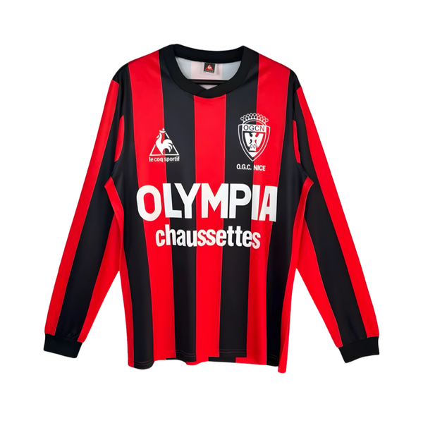 Maillot OGC Nice 1977-78 Domicile Manches Longues