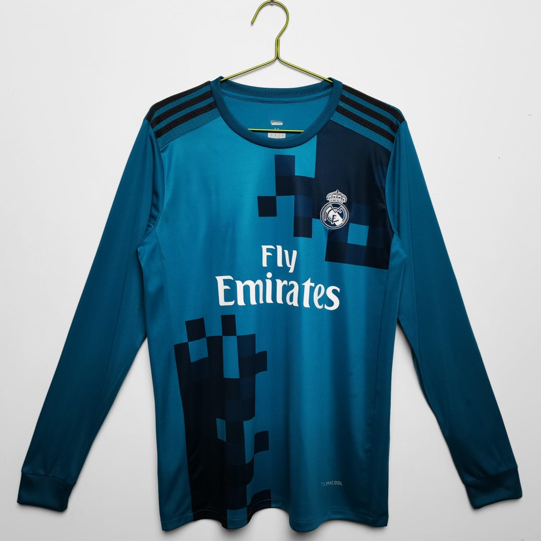 Maillot 20018 Maillot Real Madrid - 2017 Third Retro Manches Longues