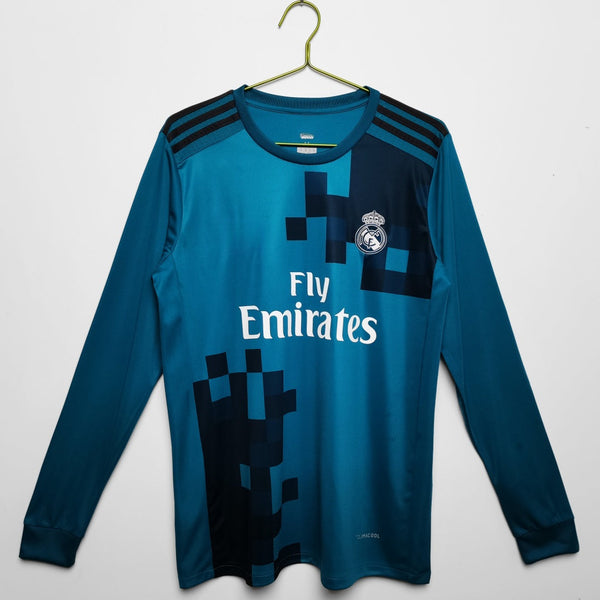 Maillot 20018 Maillot Real Madrid - 2017 Third Retro Manches Longues