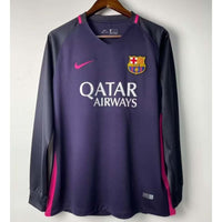 Maillot FC Barcelone maillot Rétro - 2016 extérieur Manches Longues