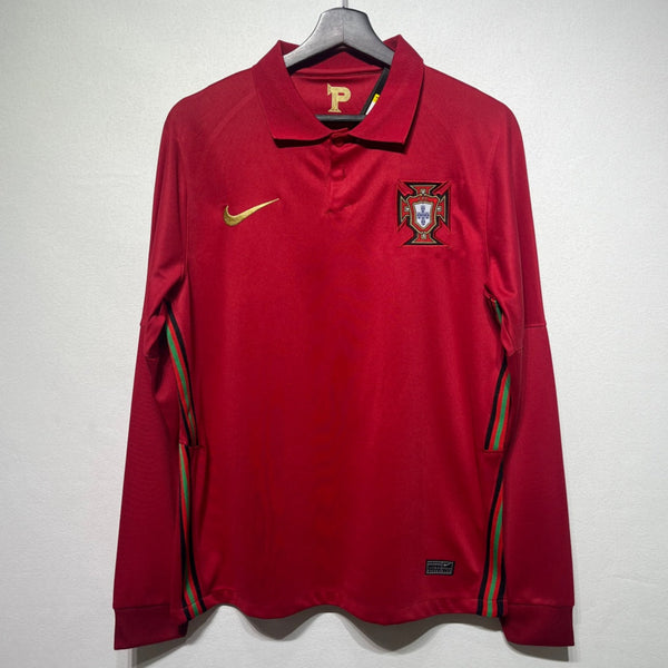 Maillot Portugal maillot - 2020 Domicile Retro Manches Longues