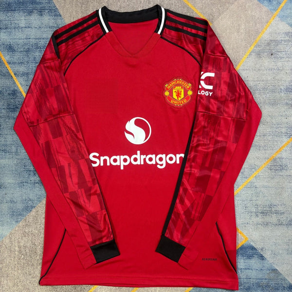 Maillot Manchester United - 25/26 Domicile Manches Longues