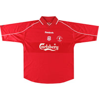 Maillot Liverpool - 2000-02 Domicile