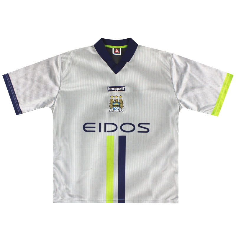 Maillot Manchester City Le Coq Sportif - 2000-02 Extérieur