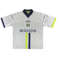 Maillot Manchester City Le Coq Sportif - 2000-02 Extérieur