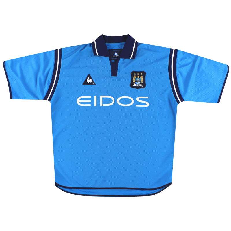 Maillot Manchester City Le Coq Sportif - 2001-02 Domicile