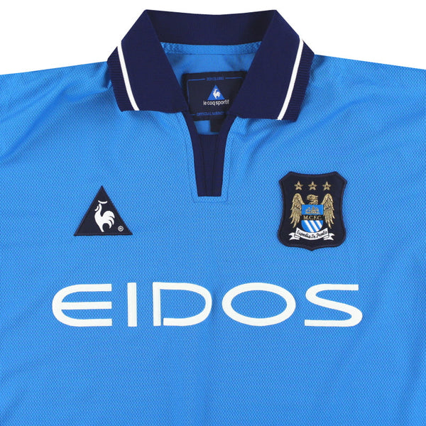 Maillot Manchester City Le Coq Sportif - 2001-02 Domicile
